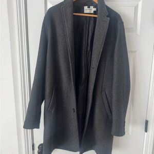 Topman Charcoal Coat